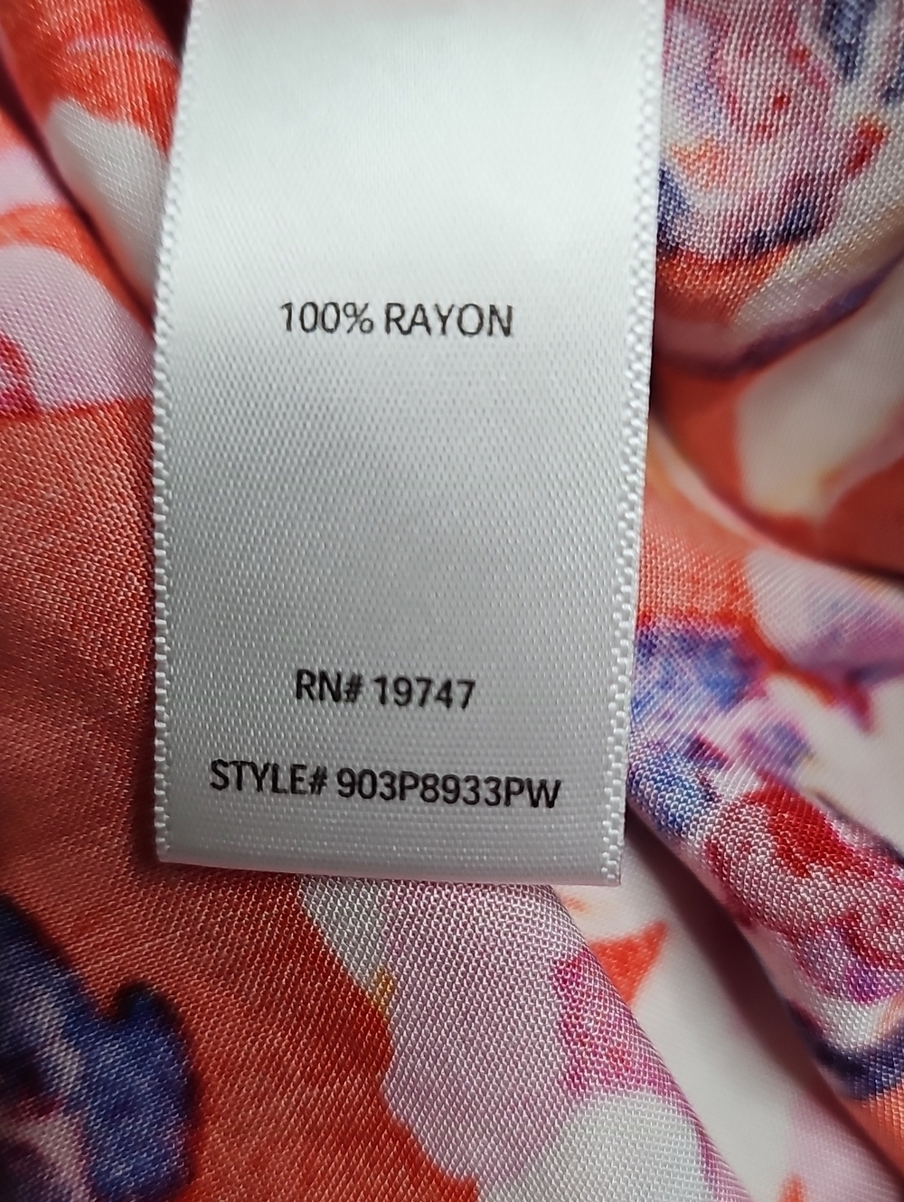 The Pioneer Woman Red Pink Floral V-Neck Dress - Picture 6 of 6